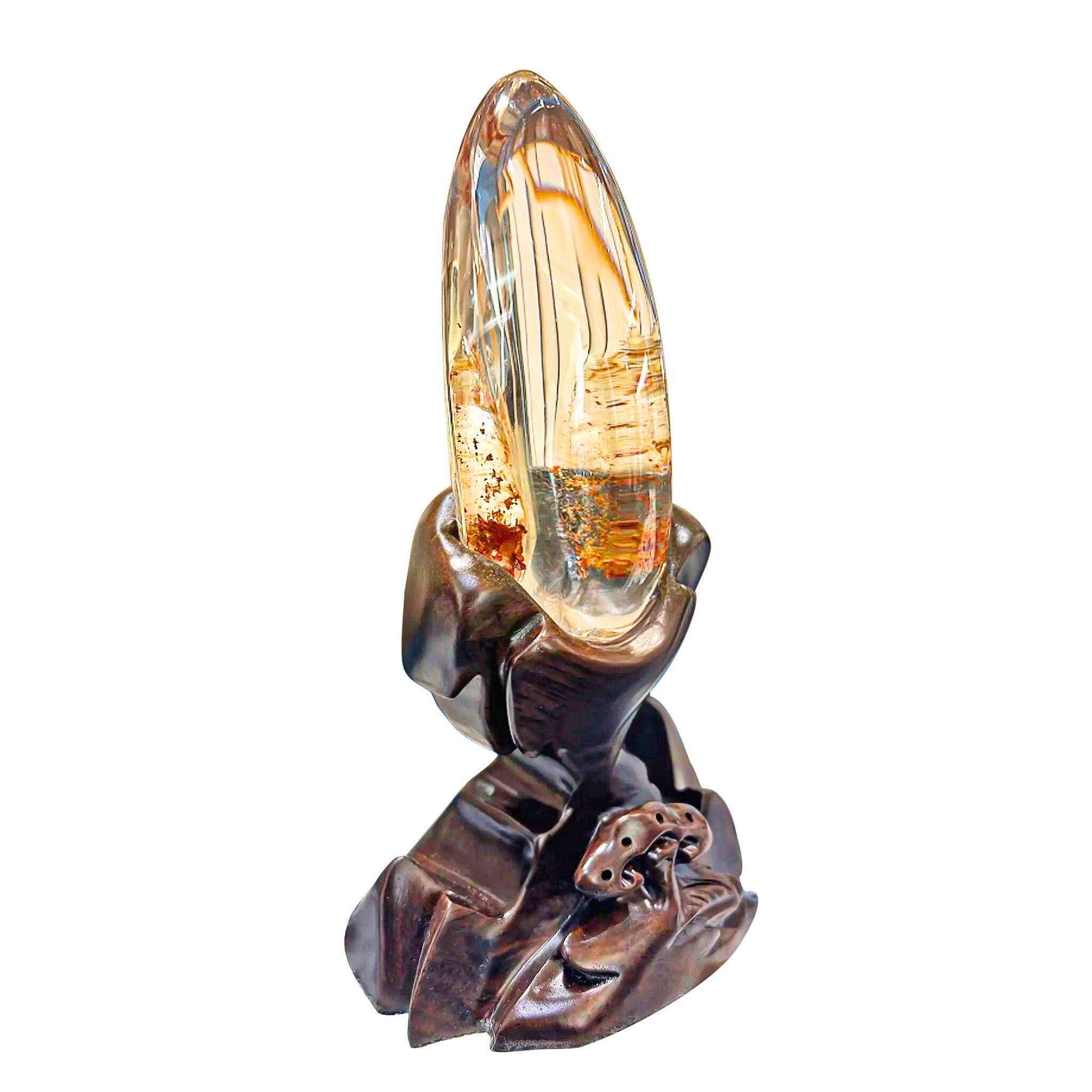 Natural Feng Shui Clear Quartz Decor — “The Rising Light”