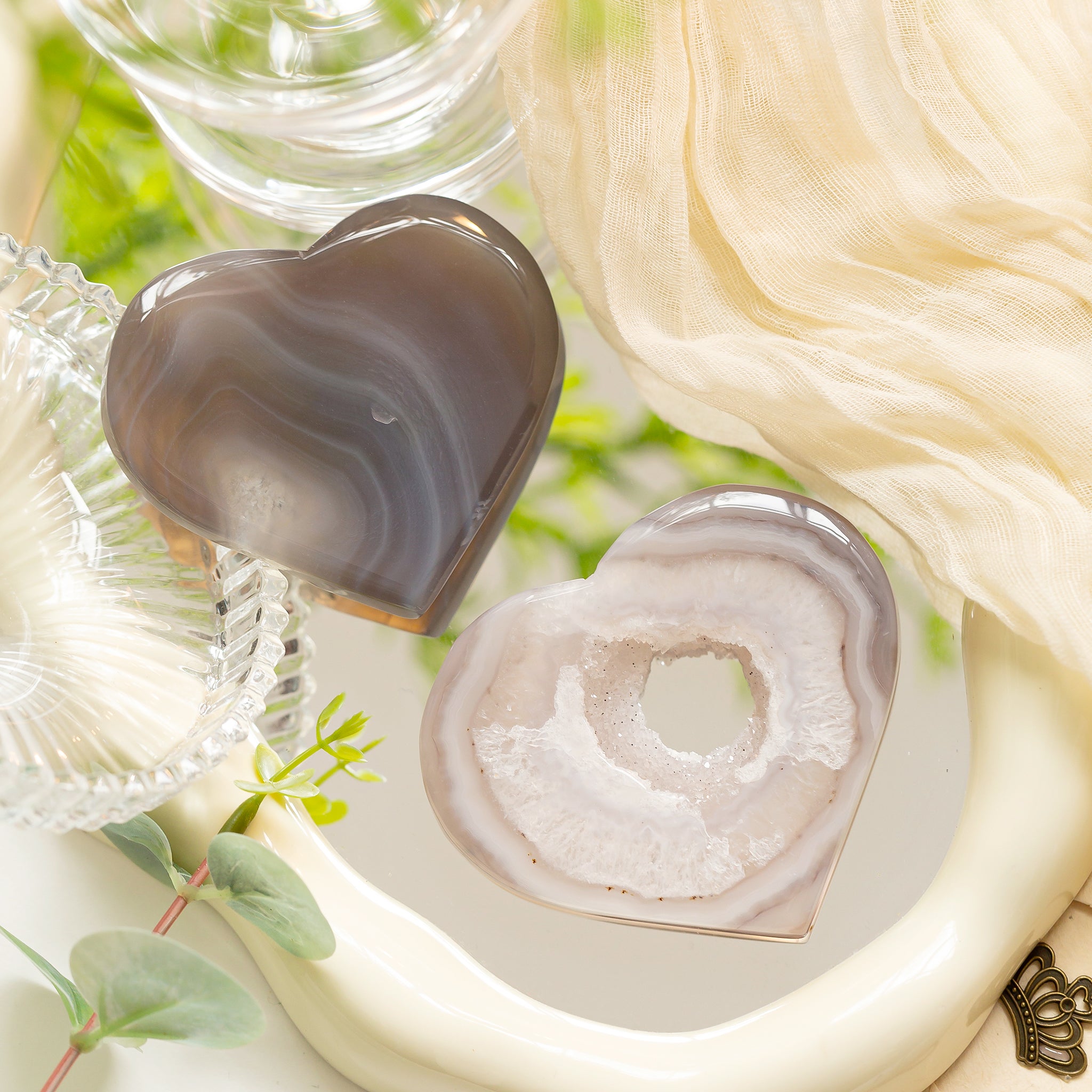 Agate Geode Carvings