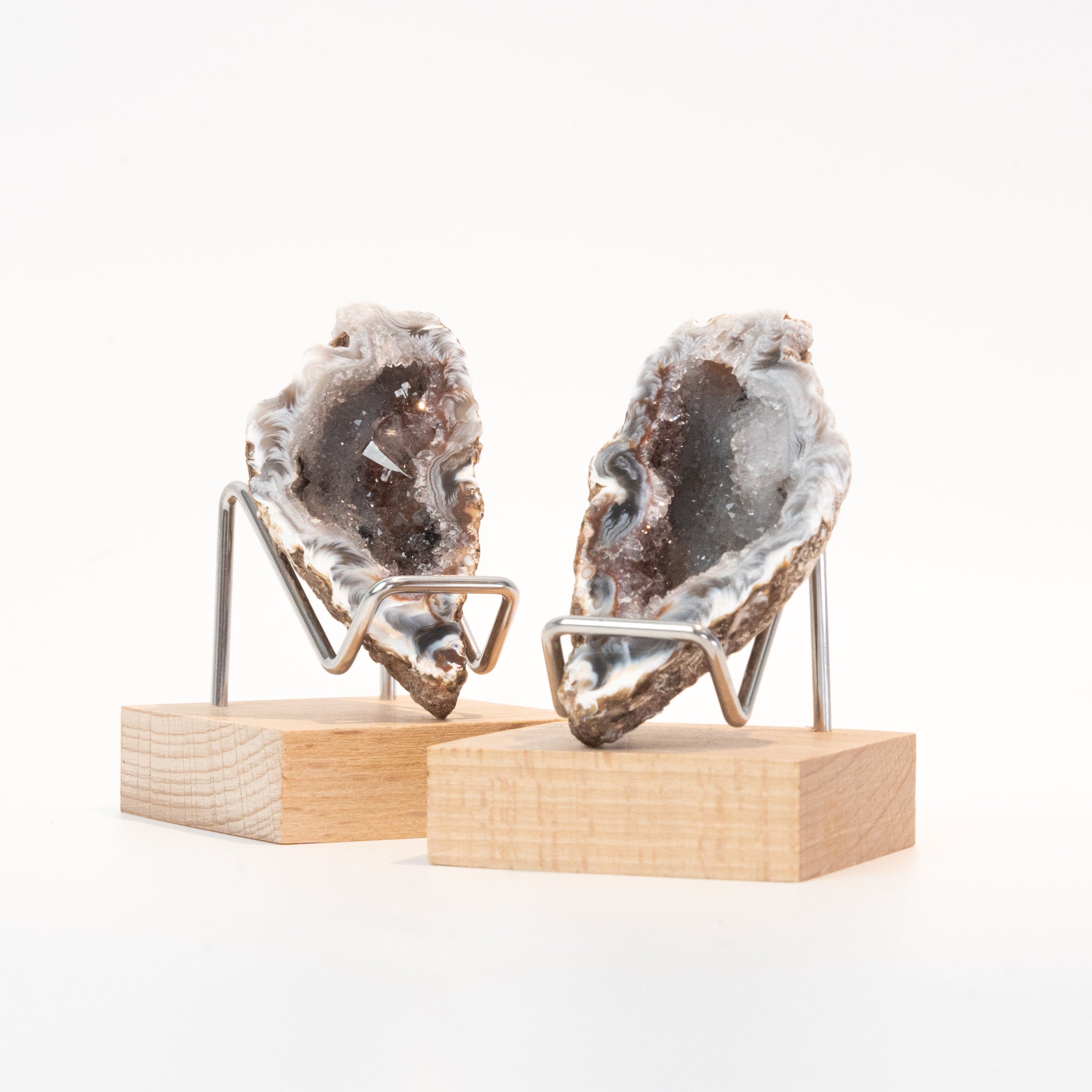 Natural Mini Oco Agate Geode Halves - Lovers’ Geode