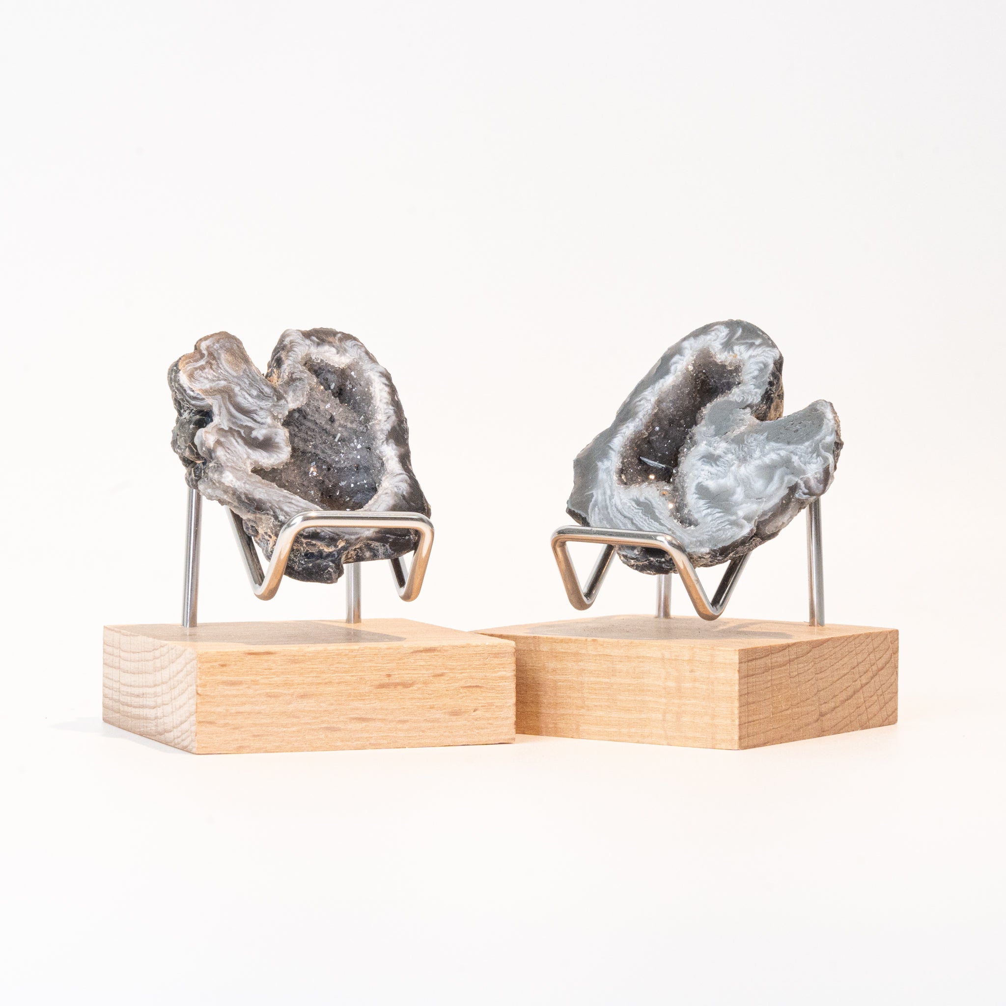 Natural Mini Oco Agate Geode Halves - Lovers’ Geode