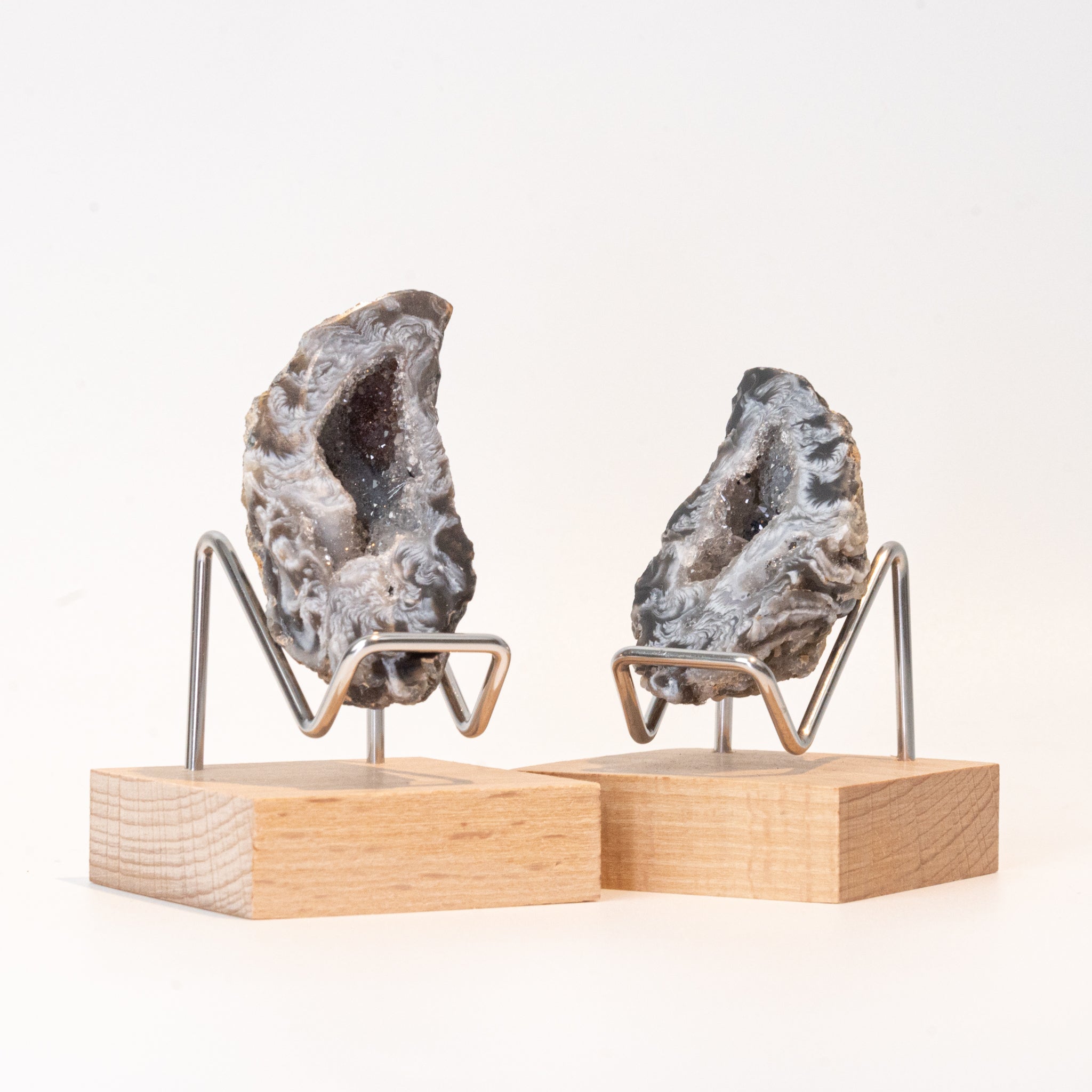 Natural Mini Oco Agate Geode Halves - Lovers’ Geode