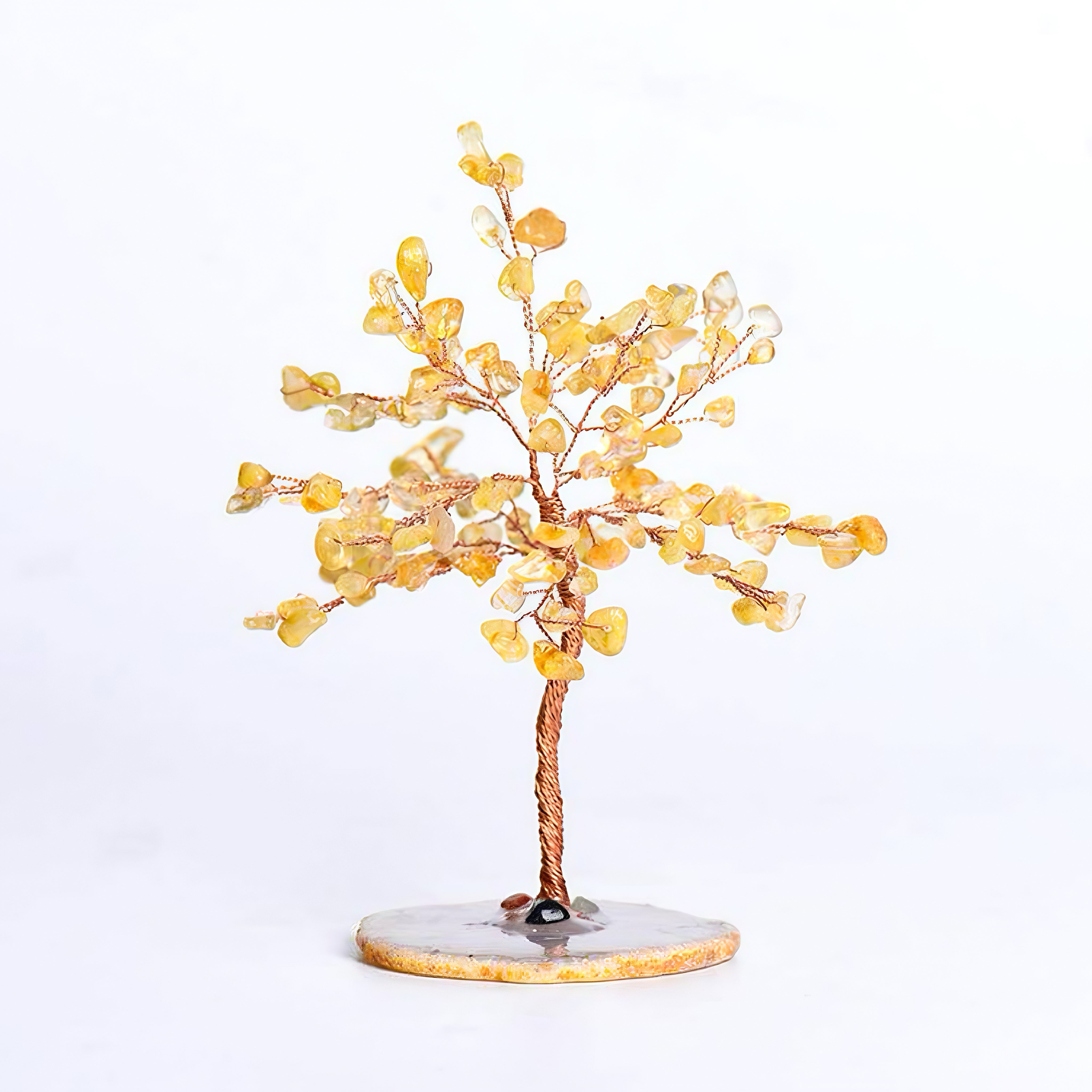 Crystal Tree with Agate Base