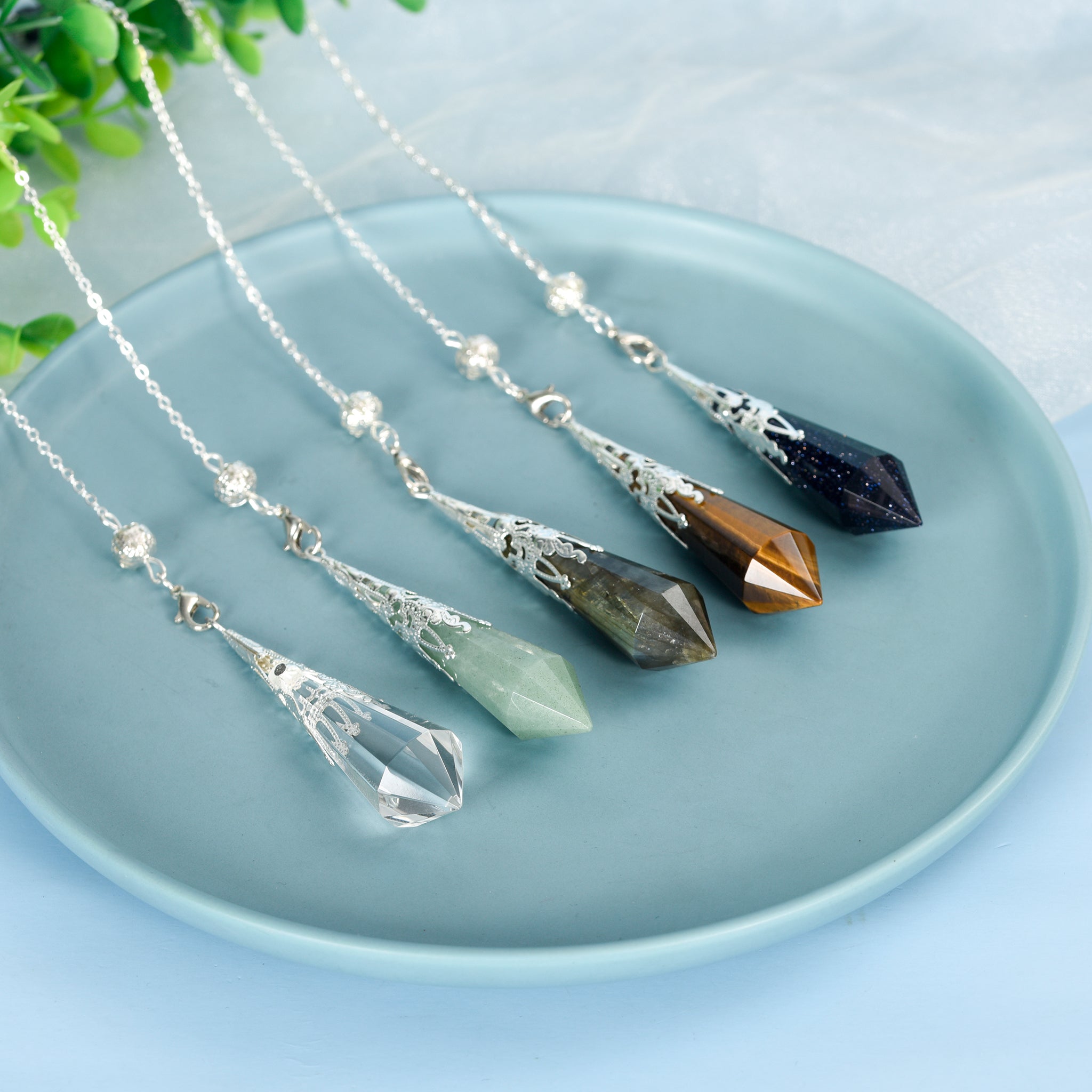 Clear Quartz Pendulum
