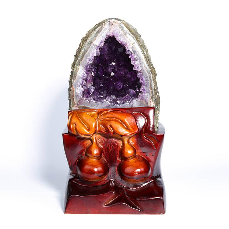 Raw Amethyst Geode Crystal Cluster for Decoration (9.5kg)