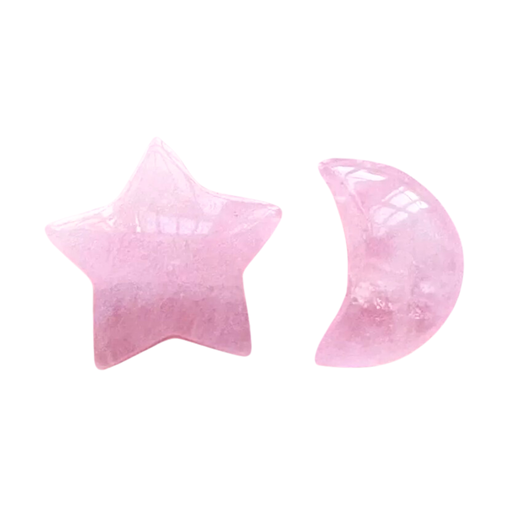 Moon & Star Carvings Set