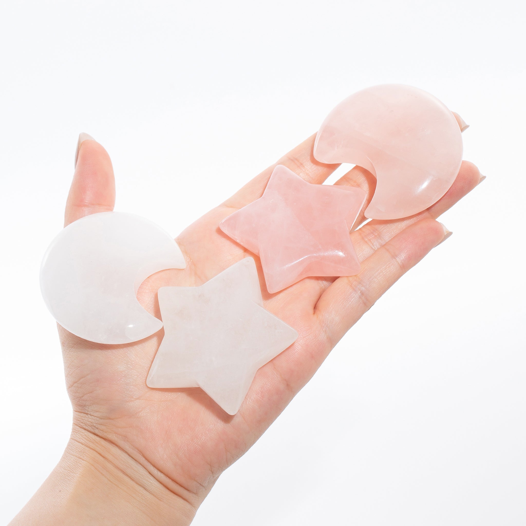 Moon & Star Carvings Set