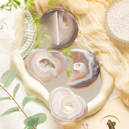 Agate Geode Carvings