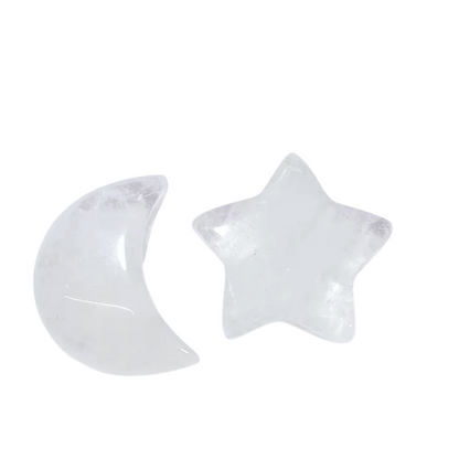 Moon & Star Carvings Set