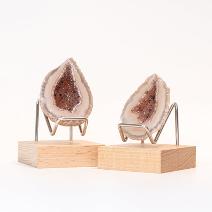 Coupled Agate Ornament