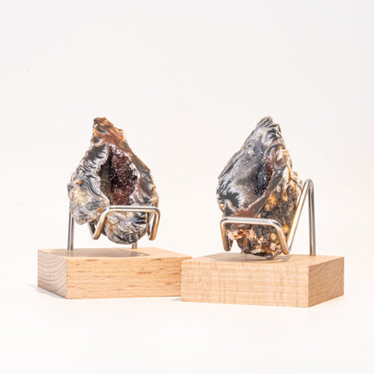 Coupled Agate Ornament