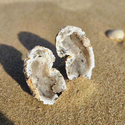 Coupled Agate Ornament
