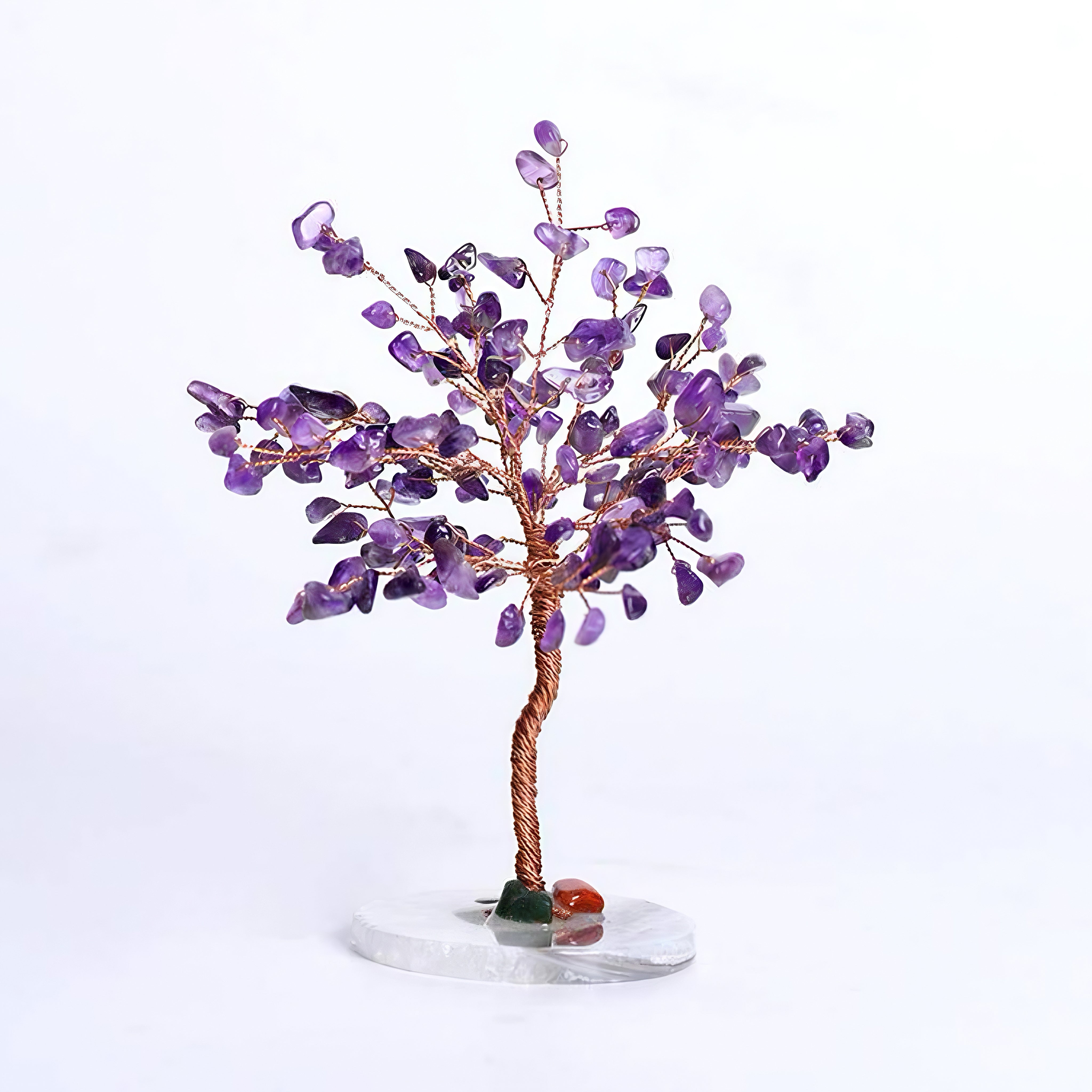 Crystal Tree with Agate Base