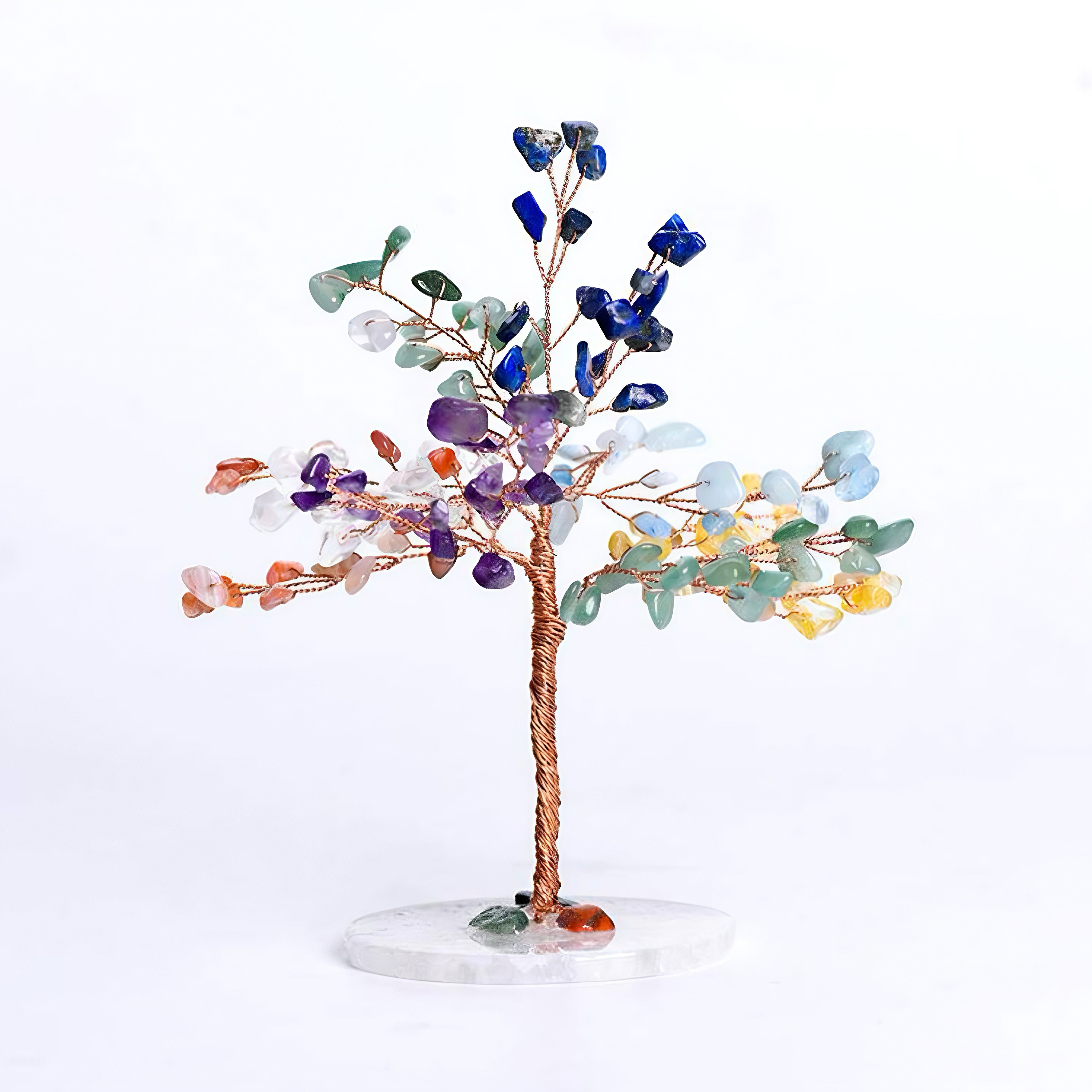 Crystal Tree with Agate Base