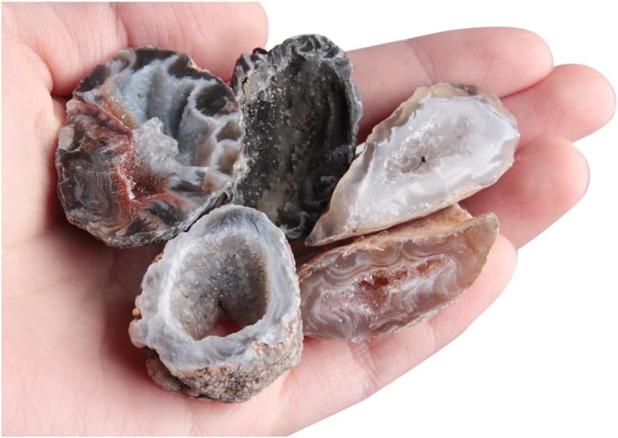 Natural Mini Oco Agate Geode Halves - Lovers’ Geode