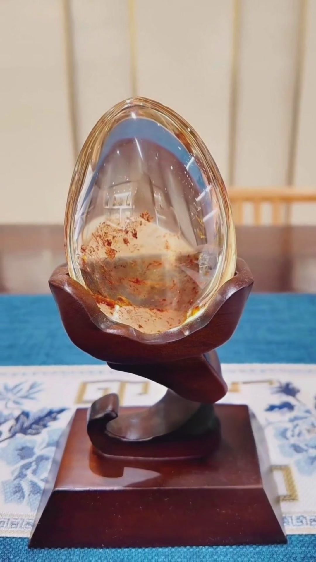 Load video: Natural Feng Shui Clear Quartz Decor — “The Lotus Bloom”